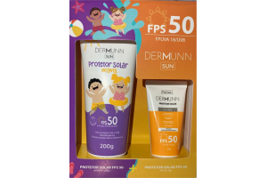 Dermunn Kit Prot Sol Infantil Fps50+gel Pos Sol 200g