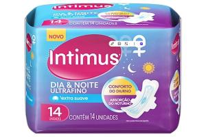 Absorvente Intimus Dia e Noite Ultrafino Com 14 Unidades