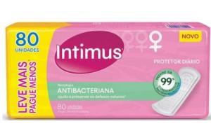 Absorvente  Intimus Tecnologia Antibacteriana Com 80 Unidades