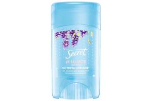 Desodorante em Gel Antitranspirante Secret Aroma de Lavanda com pH Balanceado 45g