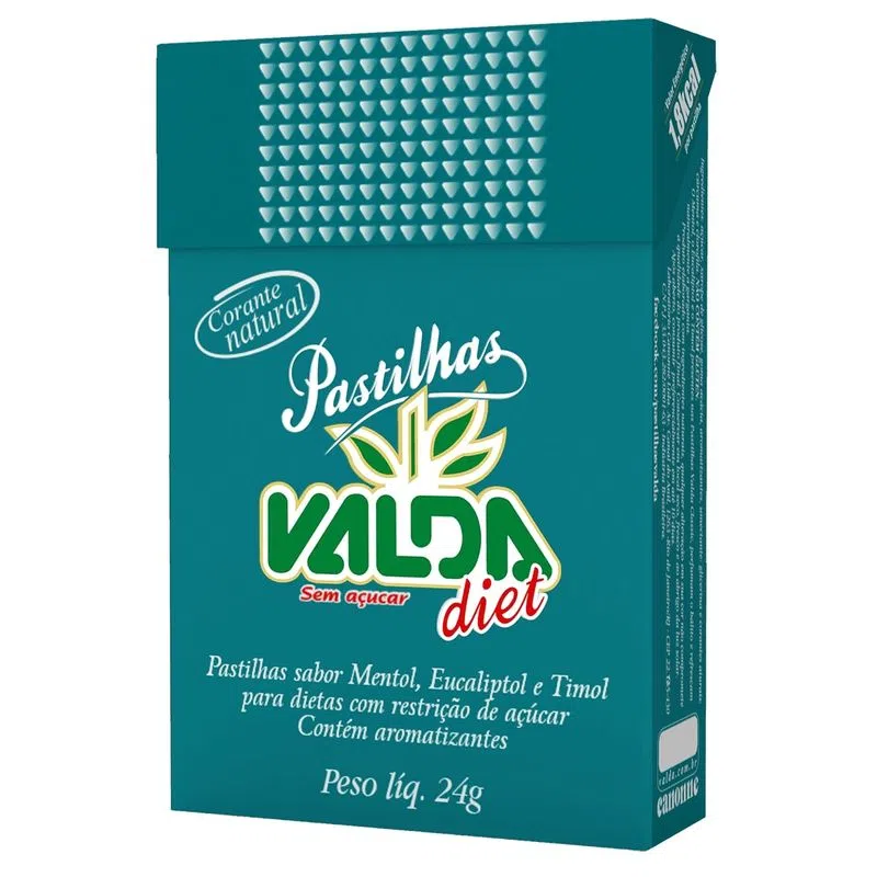 Valda Pastilhas Diet Flip Top 24g