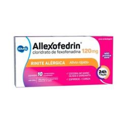 Allexofedrin 120mg Com 10 Comprimidos