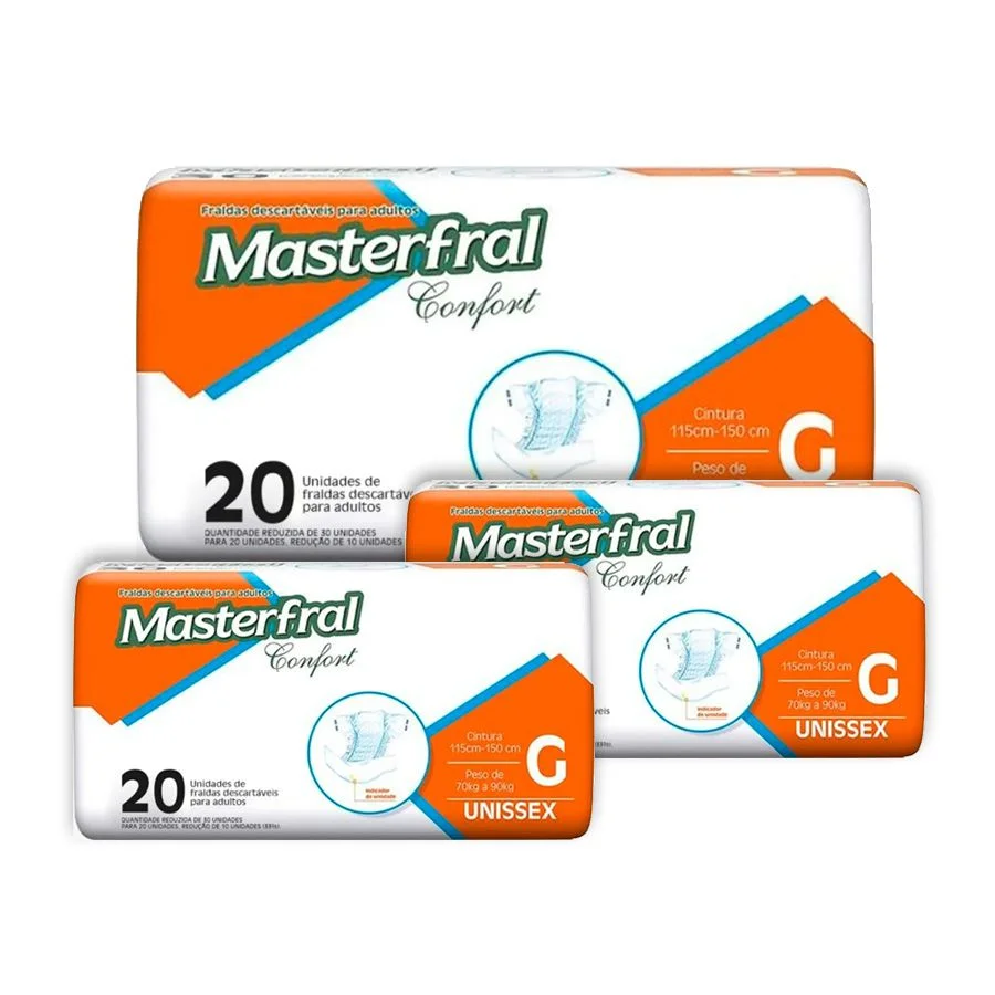 Masterfral Confort Unissex G com 20 Uni