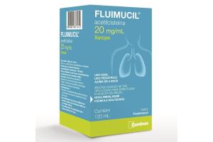 Fluimucil 20 mg / ml Sabor Framboesa Xarope 120 ml