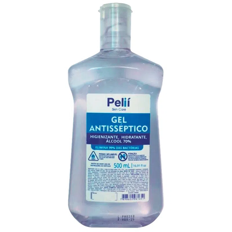 Gel Antisséptico Pelií 500ml