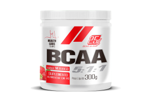 BCAA 5:1:1 300g Sabor Morango Health Labs