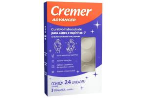 Curativo Hidrocoloide para Acne e espinhas Cremer com 24