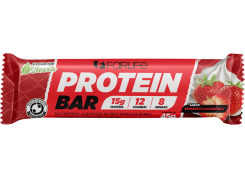 Farlife Protein Bar 45g Morango com Chantilly