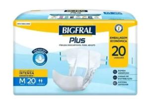 Fralda Bigfral Regular Plus Econ M 20Un