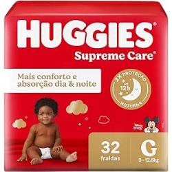 Fralda Huggies Supremecare Mega G 32Und