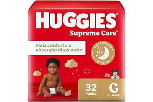 Fralda Huggies Supremecare Mega G 32Und