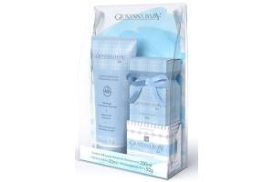 Kit Giovanna Baby Blue Colônia Hidratante e Sabonete Vegetal