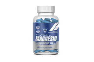 Malato de Magnésio 900mg Helath Labs 60 cápsulas 