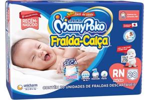 Fralda Calça Infantil MamyPoko Super Seca Regular RN - 20 Und