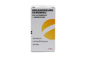 Organoneuro Cerebral Polivitamínico+ Aminoácido 25 drágeas 