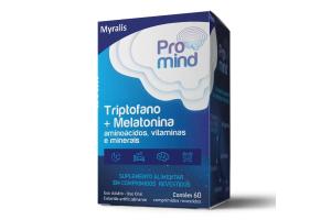 Promind Triptofano+ Melatonina Suplemento Alimentar com 60 comprimidos 