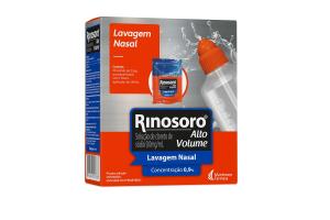 Rinosoro Alto Volume 9,0mg/mL 30 sachês+ 1 frasco de 240mL