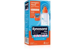 Rinosoro Baby Alto Volume 15 sachês+ 1 aplicador de 20mL+ 1 copo dosador 60mL