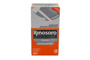 Rinosoro 9,0mg/mL+ 0,1mg/mL com 30mL+ conta gotas 