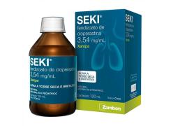 Seki Fendizoato de Cloperastina 3,54mg/mL Xarope 120mL Sabor Coco