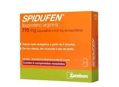 Spidufen Ibuprofeno Arginina 770mg 10 comprimidos 