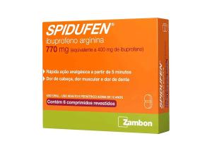 Spidufen Ibuprofeno Arginina 770mg 10 comprimidos 