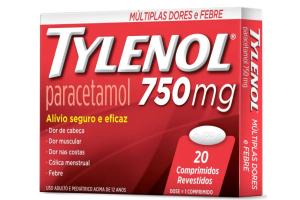 Tylenol 750 mg Com 20 Comprimidos