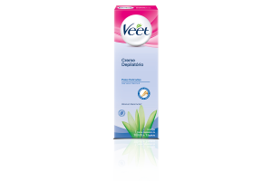 Veet Creme Depilatório Peles Delicadas Contém 1 Creme 100ml + 1 Espátula