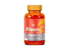 Vitamin C Ácido Ascórbico 1g+Zinco 10mg Health Labs 90 cápsulas 