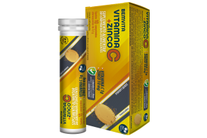 Bemvita Vitamina C + Zinco Suplemento Alimentar 10 comprimidos Efervescentes 