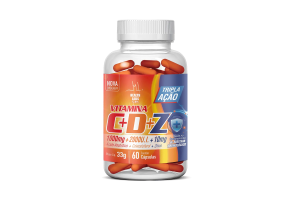 Vitamina C+D+Z Health Labs 60 cápsulas 