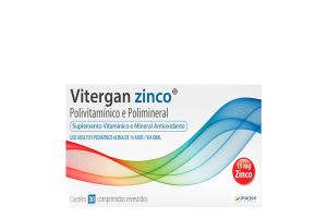 Vitergan Zinco com 30 comprimidos 