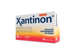 Xantinon Racemetionina 100mg+ Cloreto de Colina 20mg com 30 comprimidos 