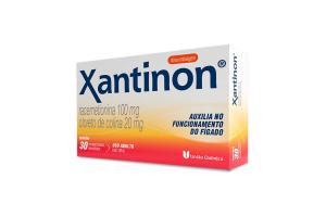 Xantinon Racemetionina 100mg+ Cloreto de Colina 20mg com 30 comprimidos 