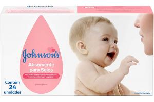 Absorvente Para Seios Johnson's Com 24 Unidades