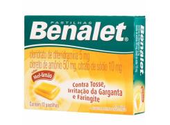 Pastilhas Benalet Sabor Mel-limão Com 12 Pastilhas