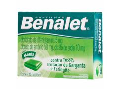 Pastilhas Benalet Sabor Menta Com 12 pastilhas