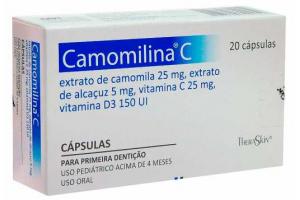 Camomilina C Com 20 Cápsulas