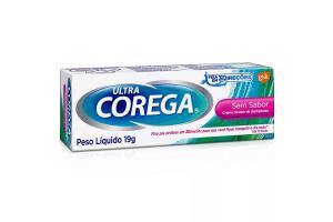 Creme Fixador de Dentaduras Corega Sem Sabor 19g