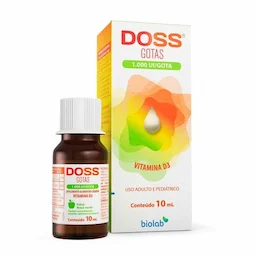 Vitamina D3 Doss 1.000UI Gotas com 10ml