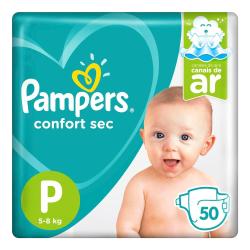 Fralda Pampers Confort Sec Tamanho P Com 50 Unidades