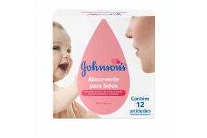 Absorvente Para Seios Johnson's Com 12 Unidades