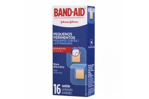 Curativos Band-Aid Pequenos Ferimentos Com 16 Unidades