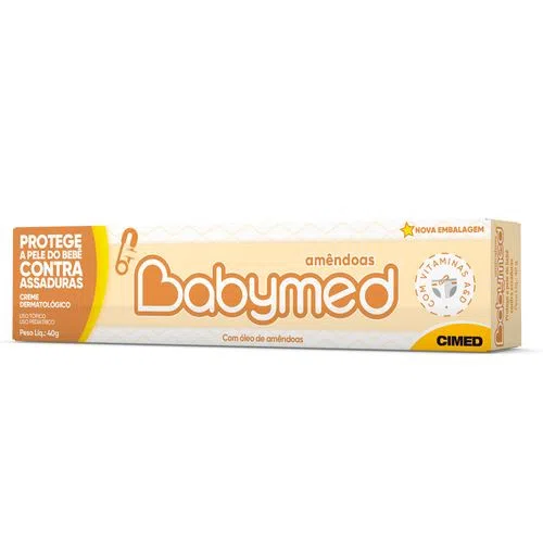 Pomada Para Asssaduras Babymed Amêndoas 40g