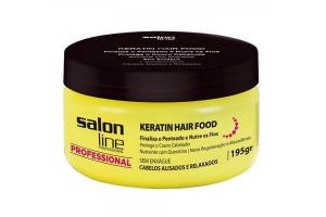 Pomada Professional Salon Line Keratin Hair Food 195g