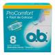 Absorvente Interno O.B. ProComfort Médio Com 8 Unidades