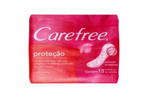 Protetor Diário Carefree Proteção Com 15 Unidades