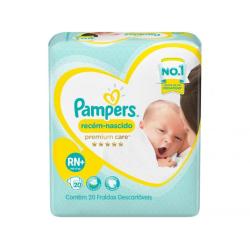 Fralda Pampers Premium Care RN+ Com 20 Unidades