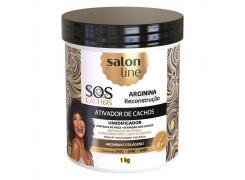 Ativador de Cachos Salon Line S.O.S Cachos Arginina Reconstrução 1kg