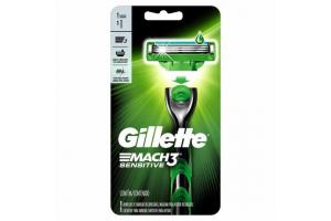 Aparelho de Barbear Gillette Mach3 Sensitive